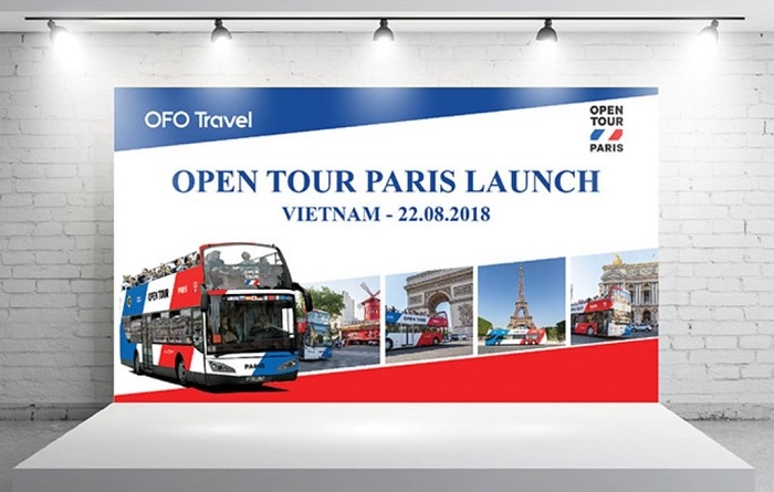Thi công backdrop quảng cáo đẹp